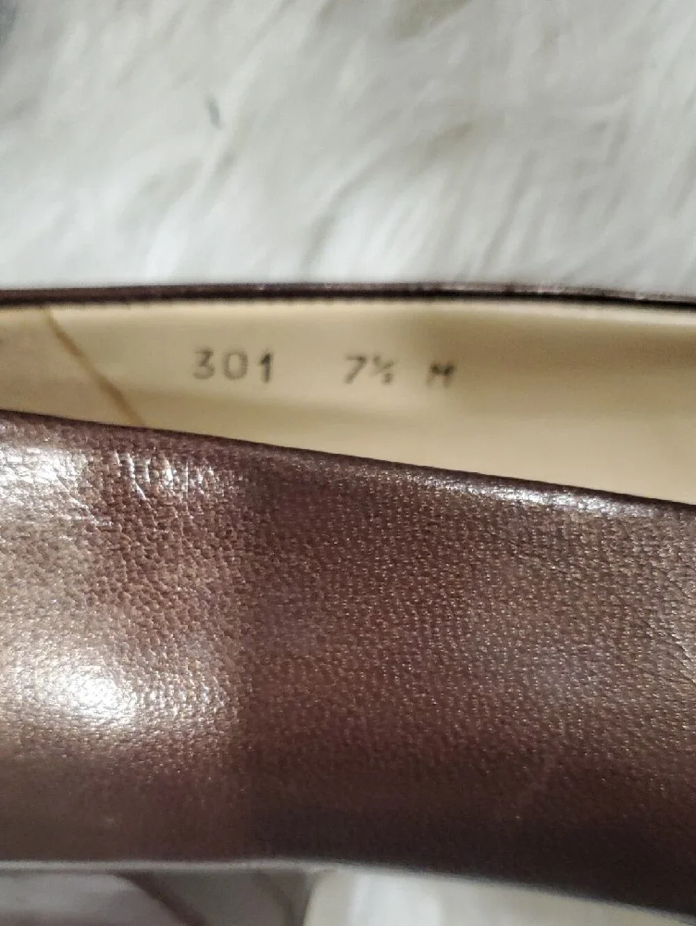Enzo Angiolini Bronze Metallic Square-Toe Pump Shoes Size 7.5 - Picture 5 of 12